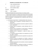 INFORME DE ACTIVIDADES ODPE – HYO / EEGG 2016