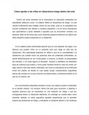 Niños en situaciones de riesgo dentro del aula