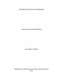 ENTORNOS VIRTUALES DE APRENDIZAJE.