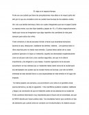 El viaje en el espacio-tiempo.