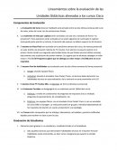 Componentes de Evaluación