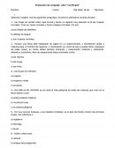 Evaluación de Lenguaje: Libro “Las Brujas”