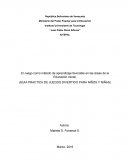 Guia practica de canciones infantiles.