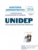 LA GRAN AUDITORIA ADMINISTRATIVA