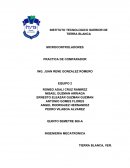 Reporte de comparador.