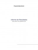 Informe anual 2015 Metas EFA Honduras.