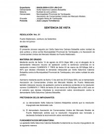 Setencia de vista modelo.. Página 1