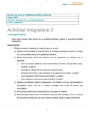 Actividad integradora La Ecología Dinámica