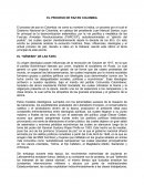 EL PROCESO DE PAZ EN COLOMBIA.