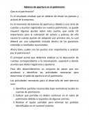 Balance de apertura en el patrimonio.