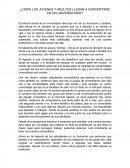 Como los jovenes y adultos llegan a convertirse en un universitario?