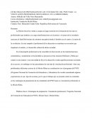 ESTRATEGIAS DE PREPARACION DE LOS ESTUDIANTES DEL PNFE PARA LA VINCULACION PROFESIONAL BOLIVARIANA EN LA MISION RIBAS.