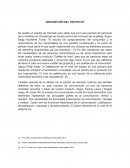 DESCRIPCIÓN DEL PROYECTO.