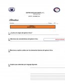Género Lirico tarea