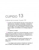 Análisis de la novela “Cupido 13”