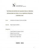 SGC PARA EL PROCESO DE OPERACIONES DE PESCA EN COPEINCA.