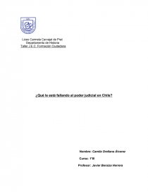 ¿Qué le está fallando al poder judicial en Chile?. Página 1