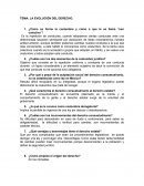 TEMA: LA EVOLUCIÓN DEL DERECHO.