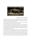 El horror en la playa Martin.