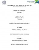 ENSAYO DE LA HISTORIA DEL ARTE.