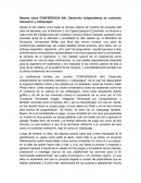 NAL reseña sobre conferencia.