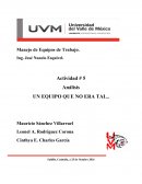 Un equipo que no era tal