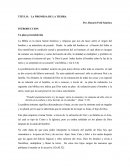 TITULO: LA PROMESA DE LA TIERRA