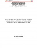 PLAN DE DESARROLLO INTEGRAL DEL SECTOR LAGUNA SECA, PARROQUIA LARA, MUNICIPIO G/D PEDRO LEON TORRES, ESTADO LARA