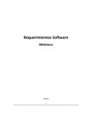 Requerimientos Software Biblioteca