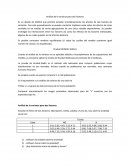 Varianza para dos factores.