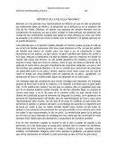 REPORTE DE LA PELICULA “MACARIO”