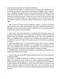 MATRIZ EFI Y MATRIZ EFE. Página 1