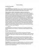 Plan de marketing 1era Parte. Oportunidad