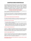 Construcciones Residenciales