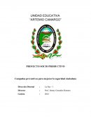 Proyecto socio productivo LA PAZ - BOLIVIA