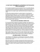 LO QUE HACE COMUNMENTE UN PROFESOLR DE EDUCACION FISICA EN SERVICIO