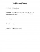 Resumen - Análisis publicitario