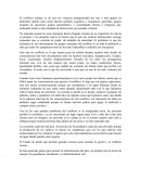 El conflicto armado es un acto de violencia protagonizado por dos o más grupos de diferentes índoles tales como fuerzas militares regulares o irregulares,