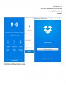 Instalación de Dropbox y creación de cuenta.