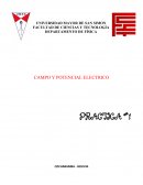 Informe campo y potencial electrico