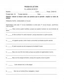 PRUEBA DE LECTURA “EL JARDIN SECRETO”