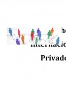 El Derecho Internacional Privado es aquella rama del Derecho que tiene como finalidad dirimir conflictos de jurisdicción internacionales