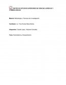 Tema: Racionalismo y Perspectivismo.