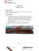 EXPERIMENTO N°4 DINÁMICA DE ROTACIÓN. Analizar el movimiento de un cuerpo rígido y aplicar conceptos de dinámica energía en una rueda Maxwell en traslación y rotación.