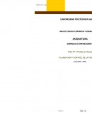 Taller Nº 3 PLANEACION Y CONTROL