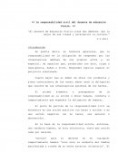 La responsabilidad civil del docente de educación física.