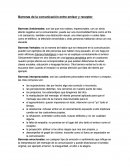 Barreras de la comunicación entre emisor y receptor