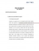 IDEA DE NEGOCIO "EL PUNTO"