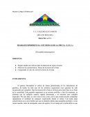 TRABAJO EXPERIMENTAL CON MOSCAS DE LA FRUTA.