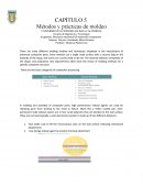 CAPITULO 5 Métodos y prácticas de moldeo.